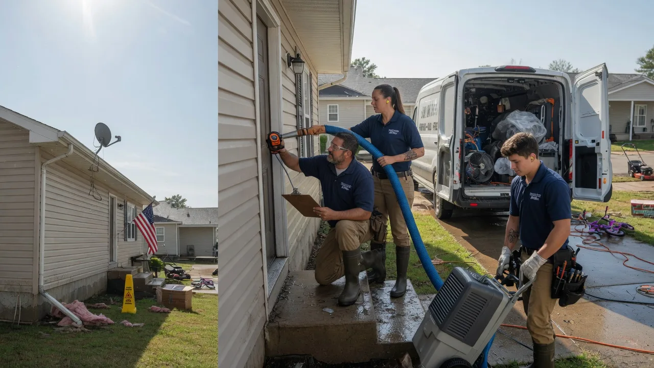 Ceiling Water Damage Restoration in Brinkhaven, OH near me